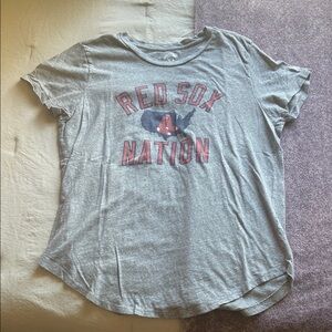 Gray Red Sox Nation Women's Tee